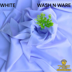 MEN'UNSTITCHED FIROZA WASHNWARE-WHITE
