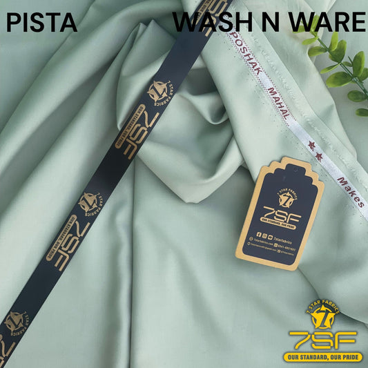 MEN'UNSTITCHED FIROZA WASHNWARE-PISTA