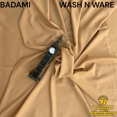 MEN' UNSTITCHED FIROZA WASHNWARE-BADAMI
