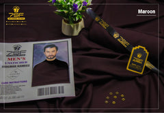 Men's Unstitched BOSKI - MAROON